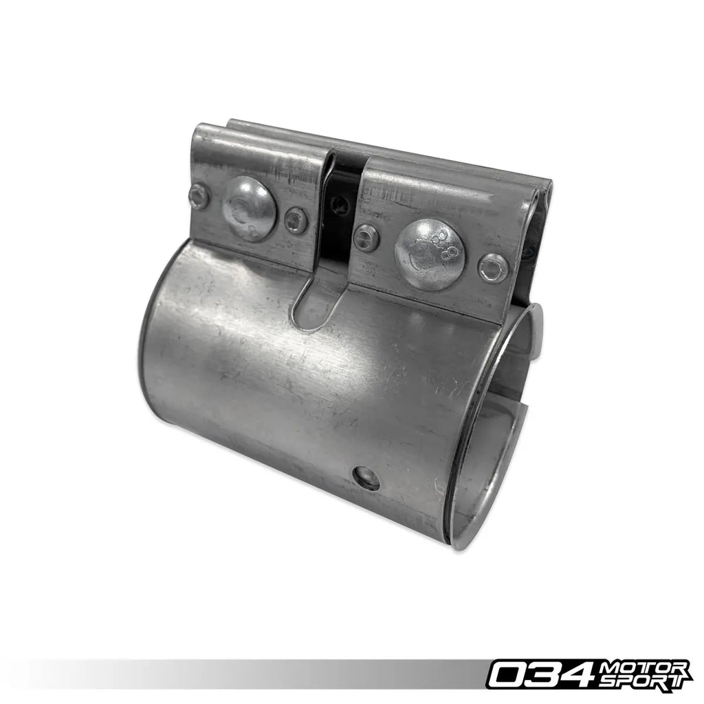 034Motorsport 65mm Exhaust Clamp for Audi 8V A3, B9/B9.5 A4/A5/allroad, and VW MkVII GTI