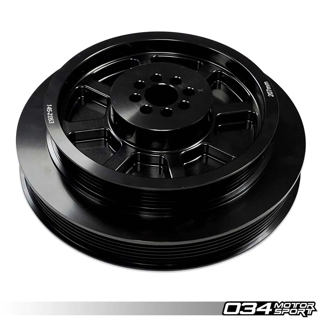 034Motorsport 3.0 TFSI Supercharger 207mm Crank Pulley Upgrade, B8/B8.5 Audi S4/S5/Q5/SQ5 & C7 Audi A6/A7