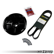 Load image into Gallery viewer, 034Motorsport 3.0 TFSI Supercharger 207mm Crank Pulley Upgrade, B8/B8.5 Audi S4/S5/Q5/SQ5 &amp; C7 Audi A6/A7