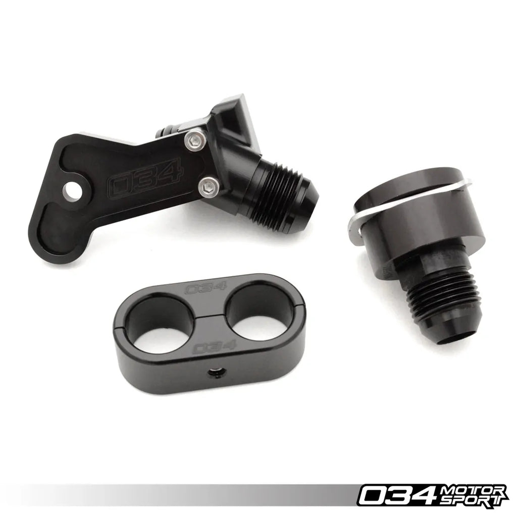 034Motorsport Billet Catch Can Kit, 8V Audi A3 & MkVII Volkswagen GTI