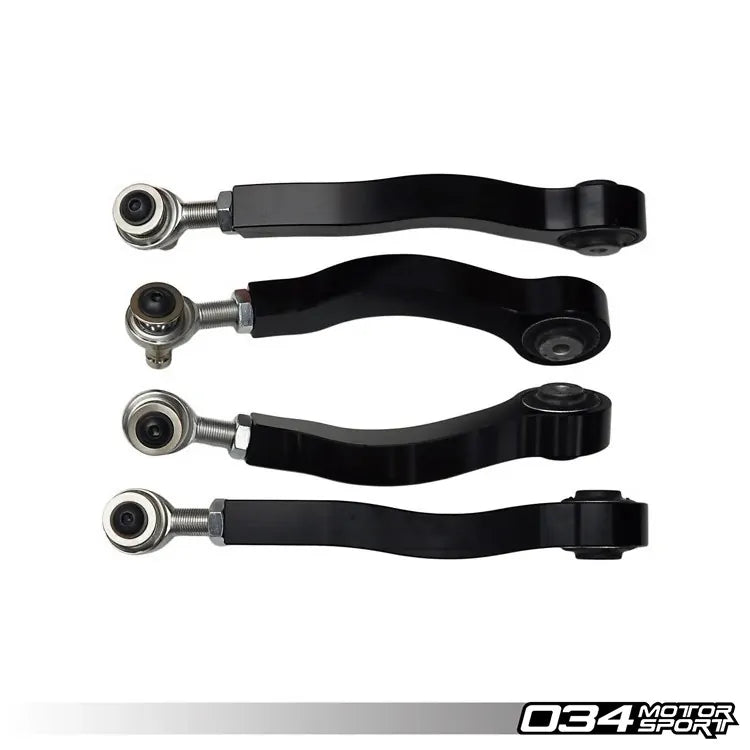 034Motorsport Density Line Adjustable Upper Control Arm Kit, Track Spec, B8/B8.5 Audi A4/S4/RS4, A5/S5/RS5, Q5/SQ5, C7/C7.5 A6/S6/RS6, A7/S7/RS7, & 95B Porsche Macan