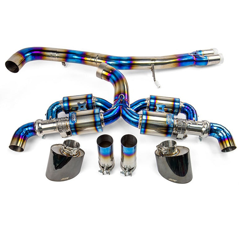 JDY 2.5T RS3/TTRS 8V/8S Racing Titanium Exhaust - Catback|JDY Performance