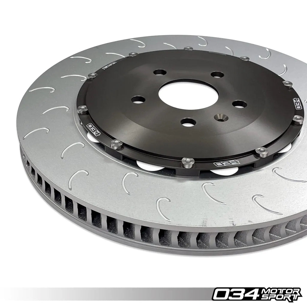 034Motorsport 2-Piece Floating Front Brake Rotor Upgrade Kit For Audi 8S TTRS
