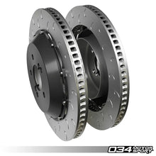 Load image into Gallery viewer, 034Motorsport 2-Piece Floating Rear Brake Rotor Upgrade Kit for F8X BMW M2 Competition/CS, M3/M4 C/CS, &amp; M4 GTS (2NH/2NK Caliper)