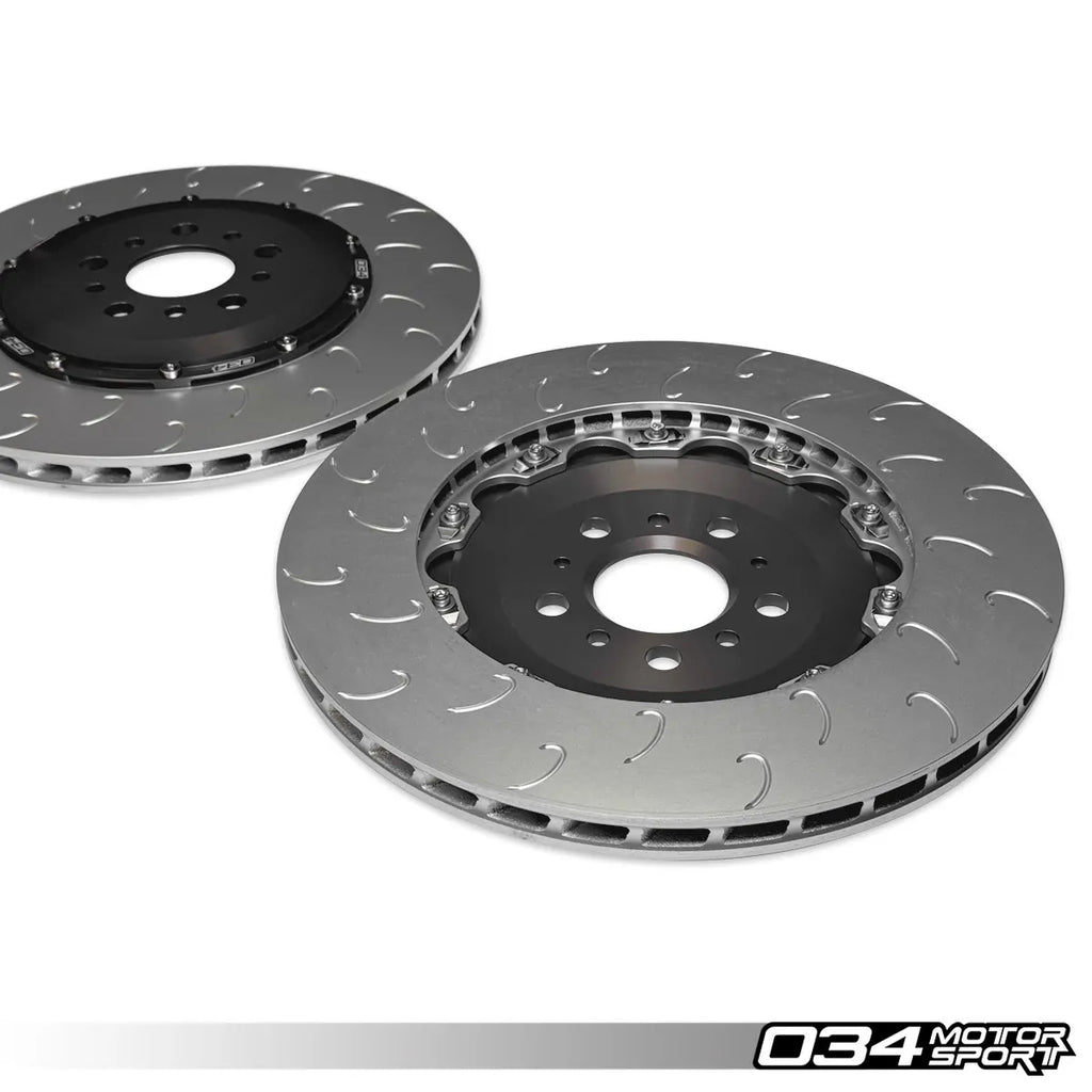 034Motorsport 2-Piece Floating Rear Brake Rotor Upgrade Kit for G8X BMW M2/M3/M4