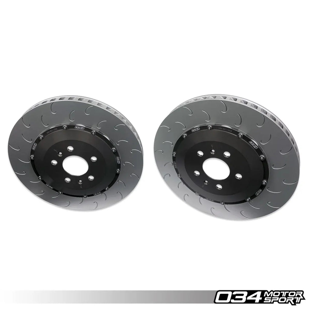 034Motorsport 2-Piece Floating Rear Brake Rotor Upgrade Kit, Gen 1 & Gen 1.5 Audi R8 (4.2 V8 & 5.2 V10)