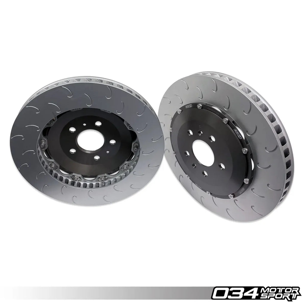 034Motorsport 2-Piece Floating Rear Brake Rotor Upgrade Kit, Gen 1 & Gen 1.5 Audi R8 (4.2 V8 & 5.2 V10)