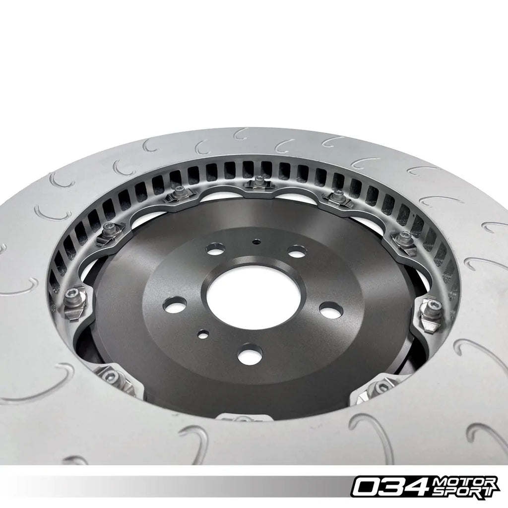 034Motorsport 2-Piece Floating Rear Brake Rotor Upgrade Kit, Gen 1 & Gen 1.5 Audi R8 (4.2 V8 & 5.2 V10)
