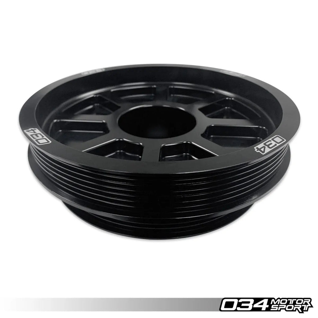 034Motorsport 3.0 TFSI Supercharger 179mm Crank Pulley Upgrade, B8/B8.5 Audi S4/S5/Q5/SQ5 & C7 Audi A6/A7