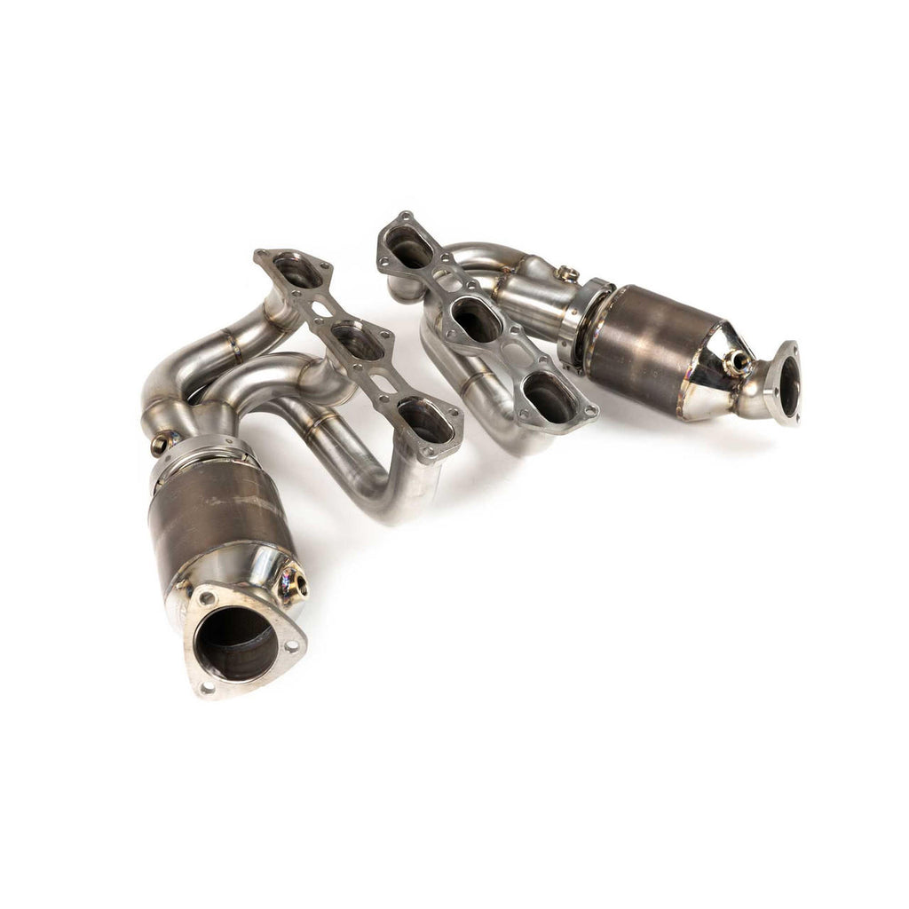 Fabspeed Porsche 718 GT4 / GTS / Spyder RENNKRAFT™ Modular Street and Racing Headers with HJS Catalytic Converters (2020+)