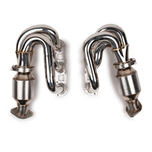 Load image into Gallery viewer, Fabspeed Porsche 981 Boxster / Cayman RENNKRAFT™ Modular Headers with HJS Catalytic Converters (2013-2016)