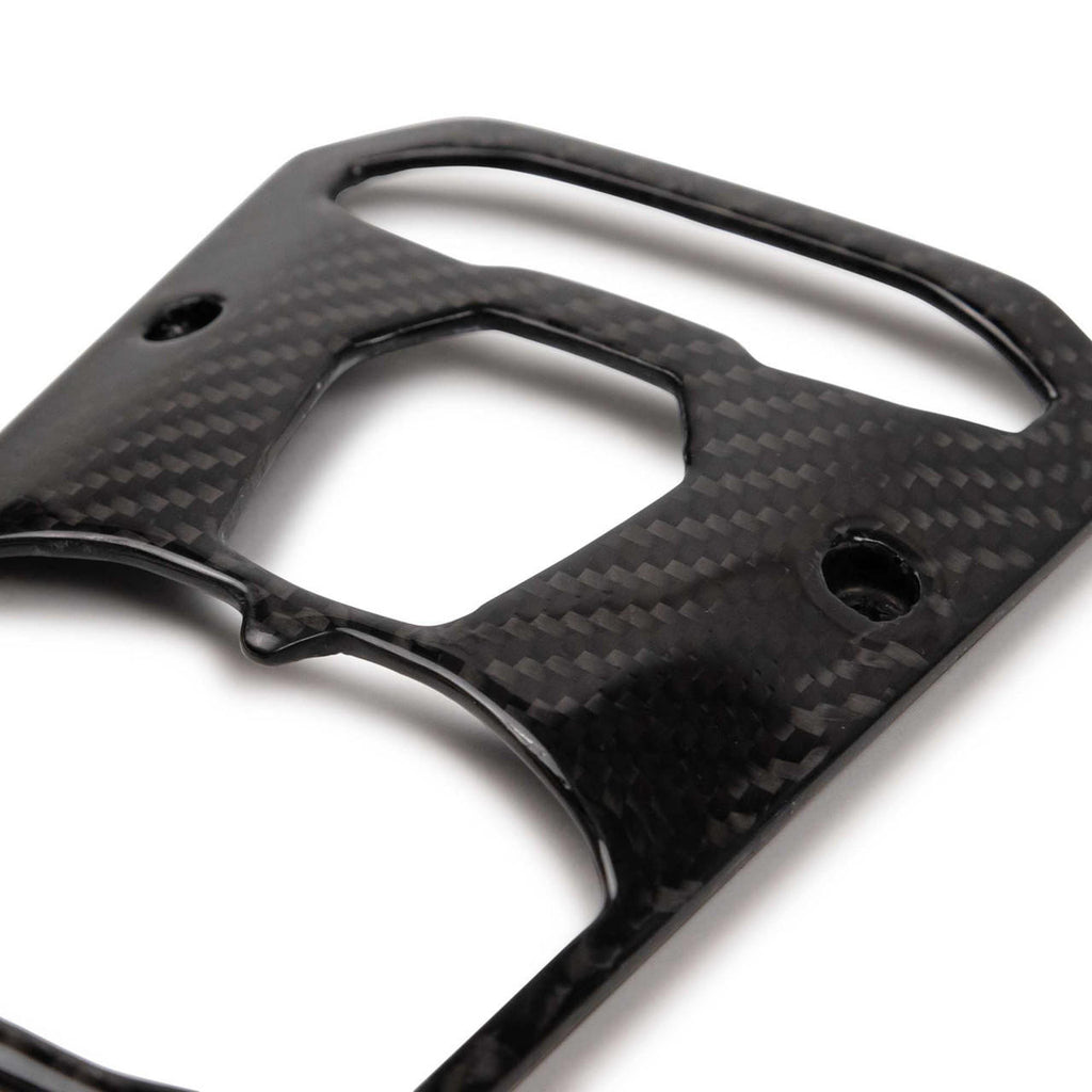 Carbon Fiber Small Center Console Start Plate - Lamborghini Aventador
