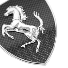 Load image into Gallery viewer, Carbon Fiber Ferrari Replica Carbon Fiber Scuderia Shields - Fender Badges - Ferrari F430