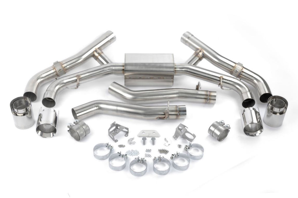 DINAN VALVED AXLE-BACK EXHAUST - 2020-2025 BMW X5M/X6M D660-0090