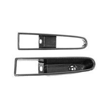 Load image into Gallery viewer, Carbon Fiber, Custom Carbon Fiber Door Steps with Silver Inserts F355 Ferrari