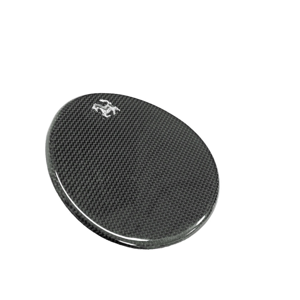 Carbon Fiber Fuel Door With Chrome Cavallino - Ferrari F12 Berlinetta