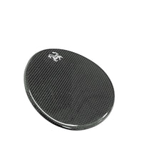 Load image into Gallery viewer, Carbon Fiber Fuel Door With Chrome Cavallino - Ferrari F12 Berlinetta