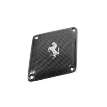 Load image into Gallery viewer, Carbon Fiber Engine Intake Compensation Panel Cover with Cavallino - Ferrari 360