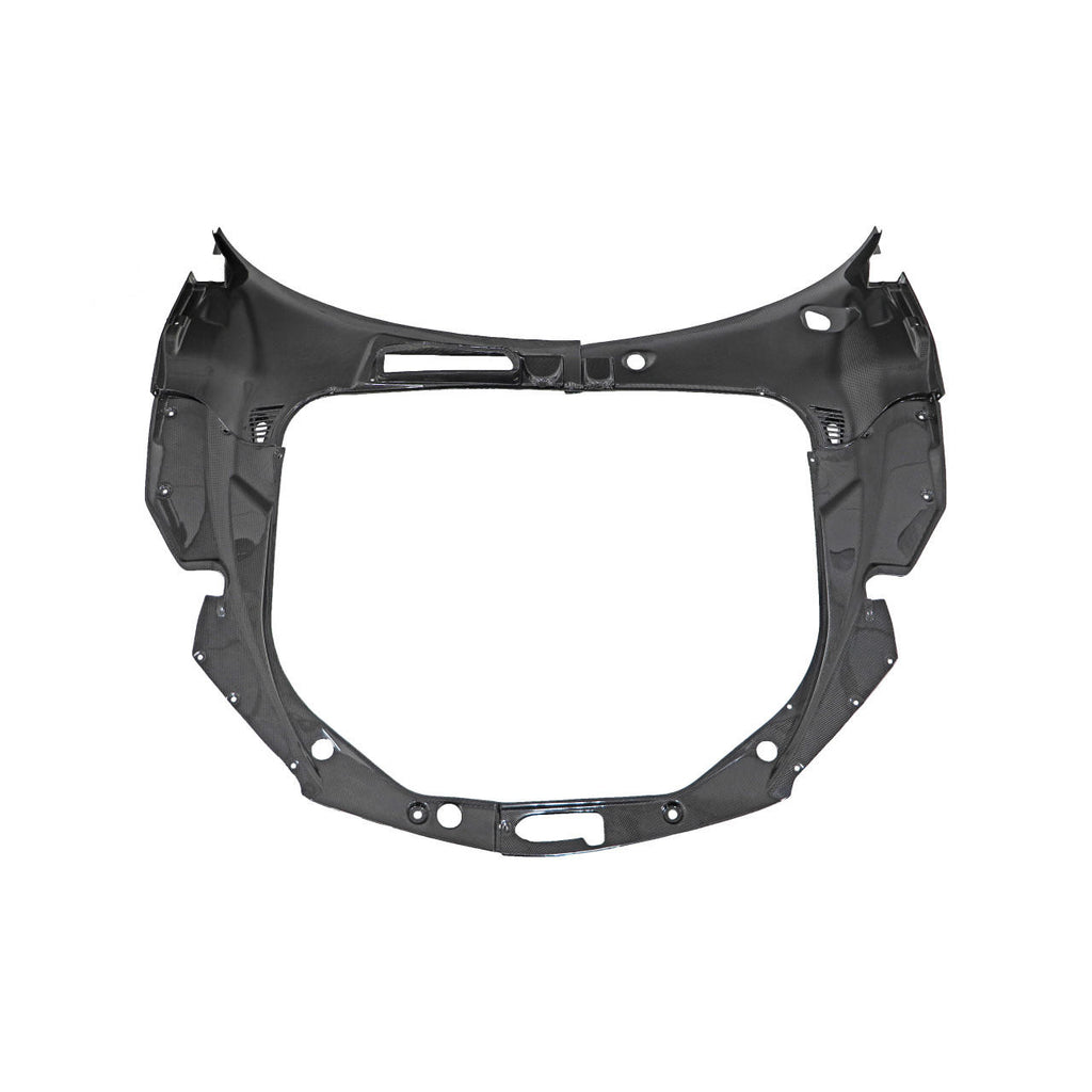 Carbon Fiber Front Bonnet Area Trim - Ferrari 458 Italia/Spider