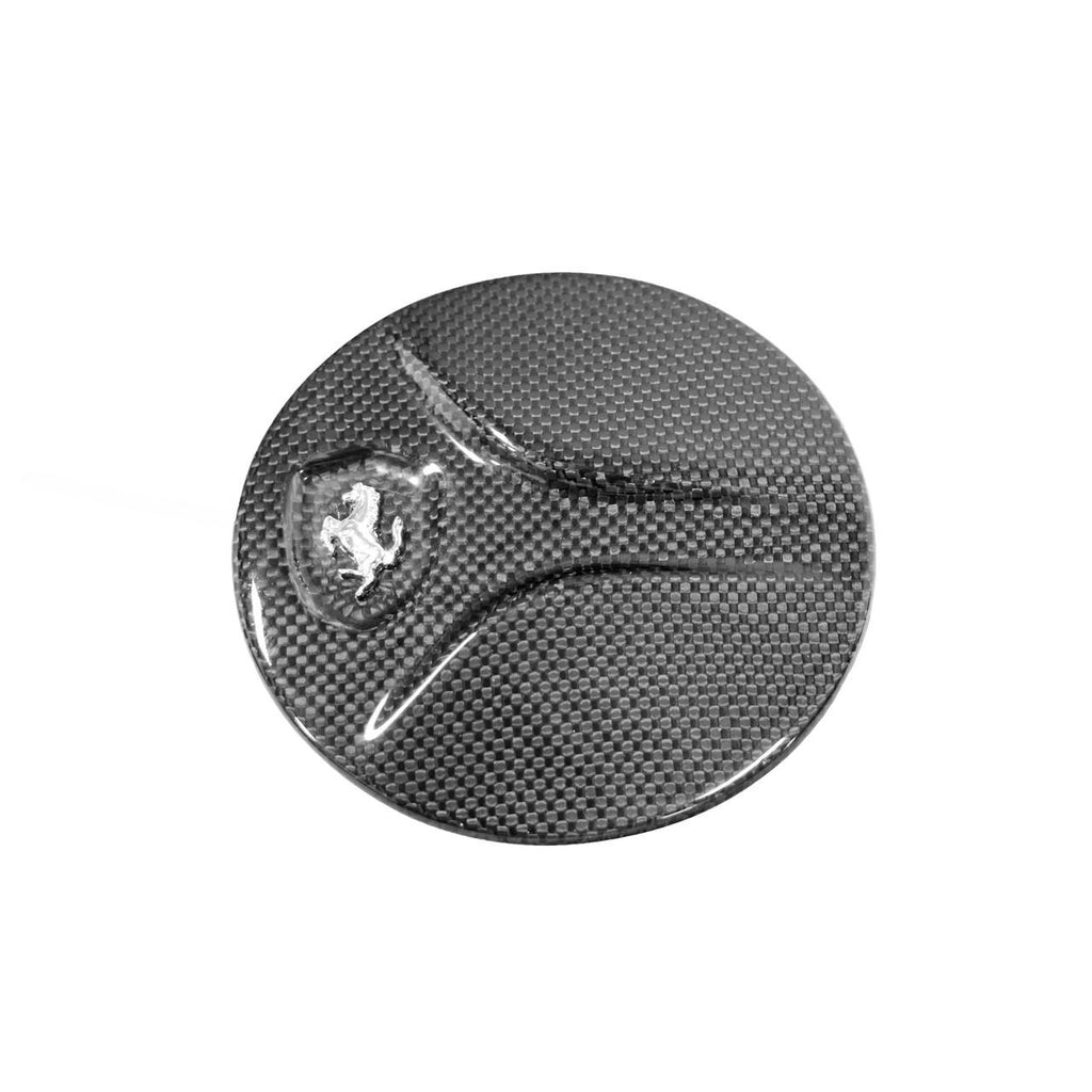 Carbon Fiber GT Style Petrol/Fuel Door With Cavallino - Ferrari 488 GTB/Spider