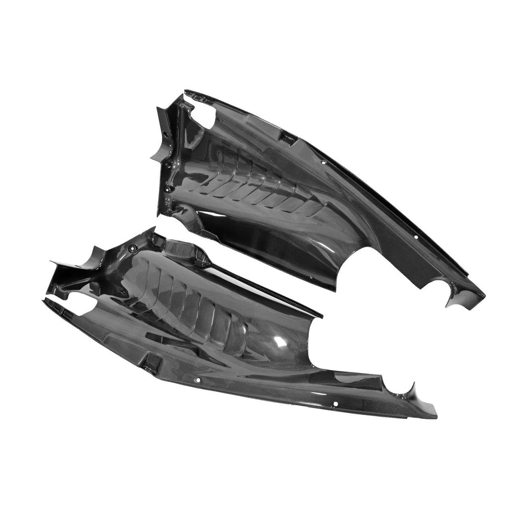 Carbon Fiber 3 Piece Engine Bay Set - Ferrari F8 Tributo, 488 GTB Coupe