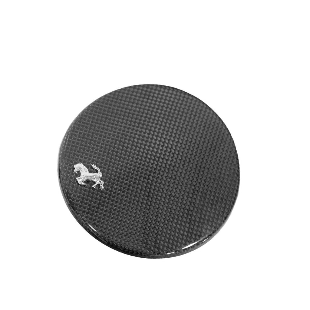 Carbon Fiber Petrol/Fuel Door With Cavallino - Ferrari 488 Pista
