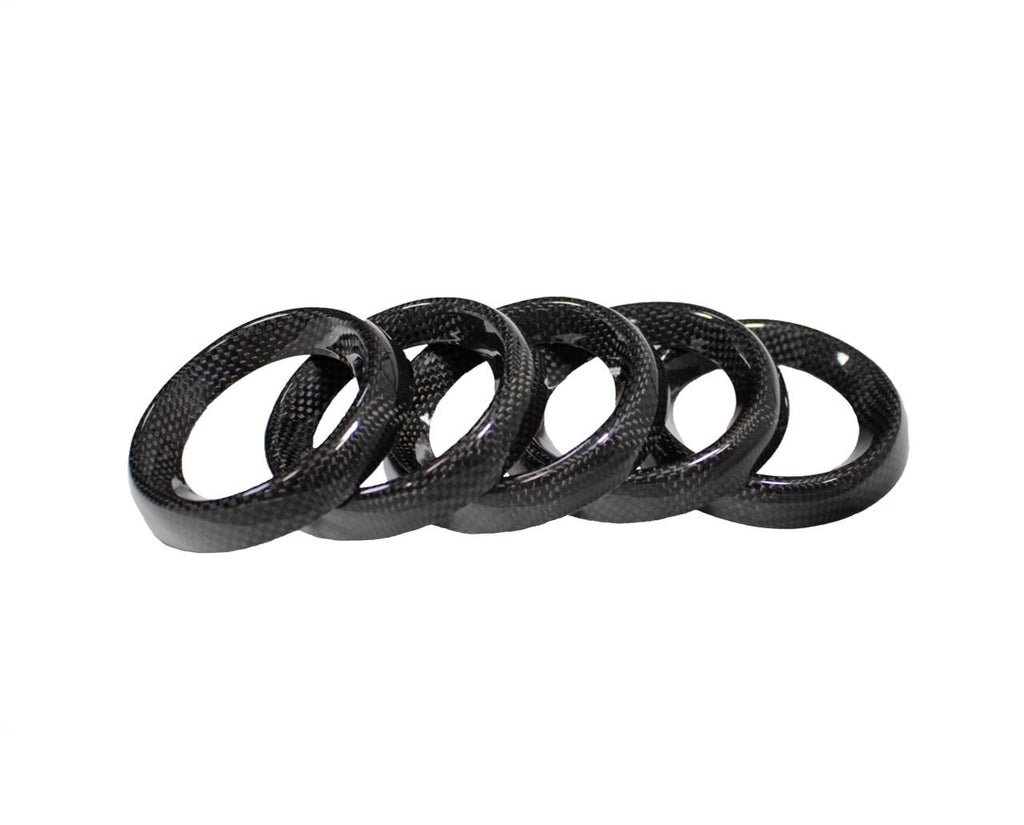 Carbon Fiber Vent Ring Covers - Ferrari F430