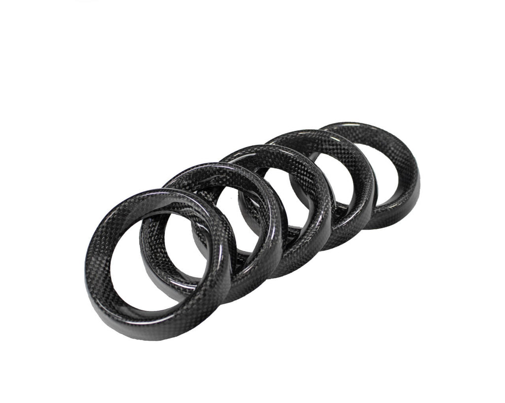 Carbon Fiber Vent Ring Covers - Ferrari F430