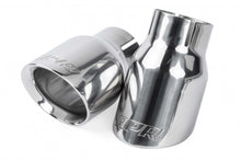 Load image into Gallery viewer, APR Double-Walled 3.5" Slash-Cut Tips (Polished Silver) - Set of 2