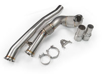 Load image into Gallery viewer, JDY 130mm catted Downpipe for MQB 2.0TSI