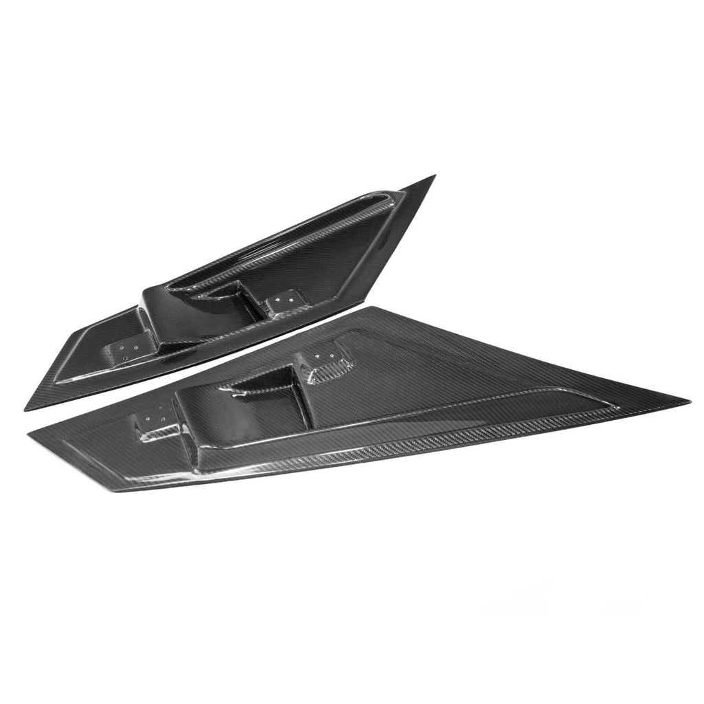Carbon Fiber SV Style Large Engine Air Intake Panels - Lamborghini Aventador