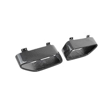 Load image into Gallery viewer, Carbon Fiber Silver Mesh Tail Pipe Tips - McLaren MP$-12C/650S