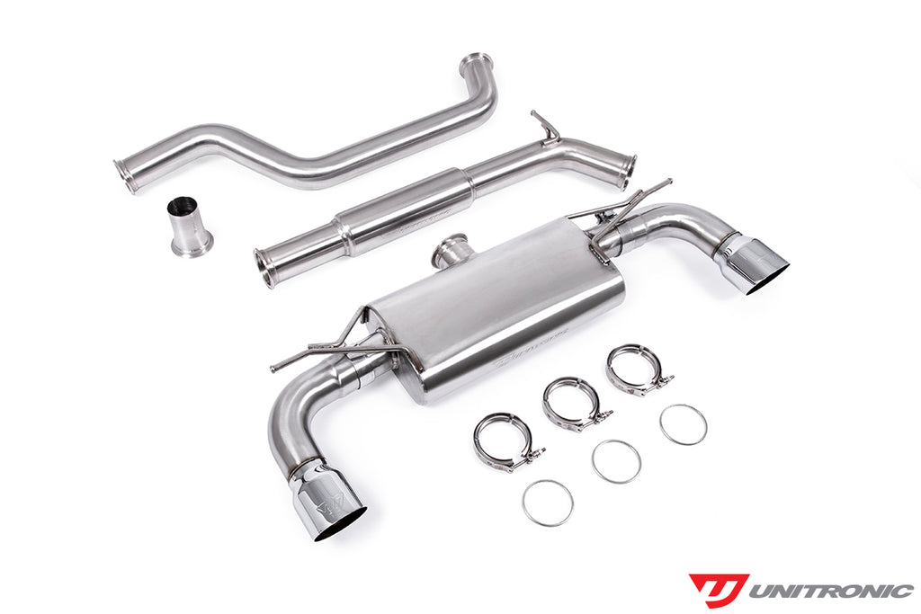 Unitronic Cat-Back for MK7 & MK7.5 GTI Chrome Tips