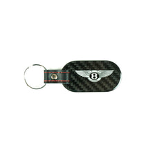 Load image into Gallery viewer, Fabspeed Bentley Crest &amp; Script Carbon Fiber Keyring