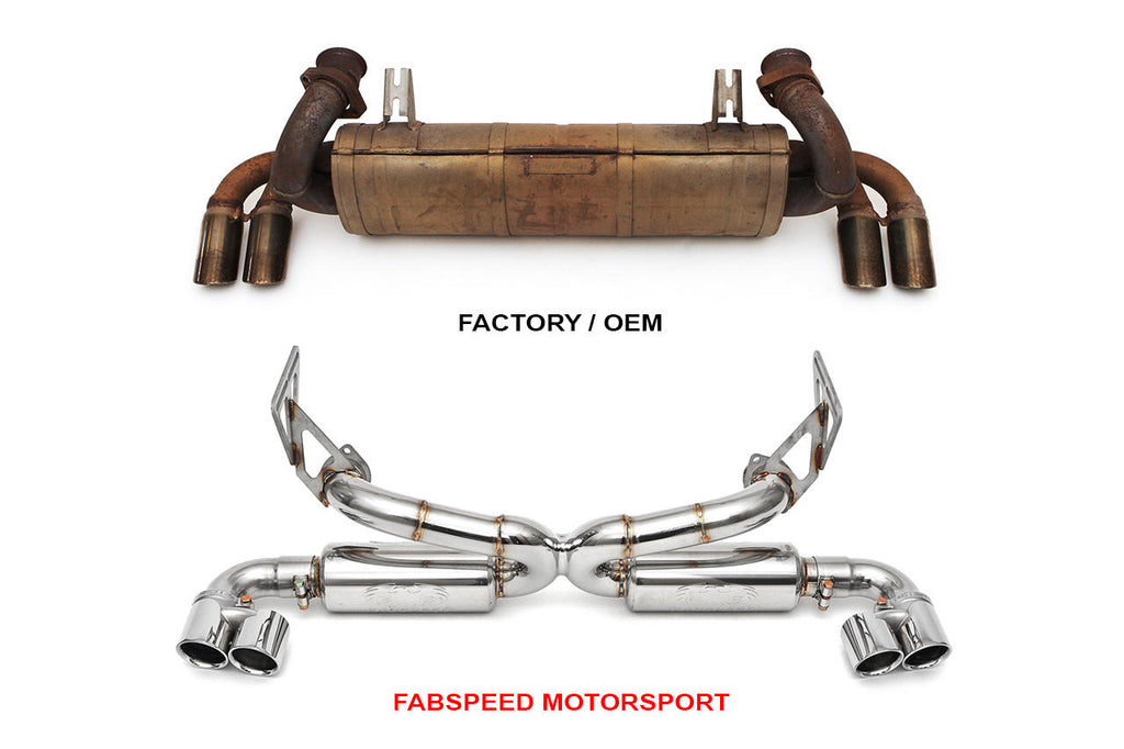 Fabspeed Ferrari 348 Supersport X-Pipe Exhaust System