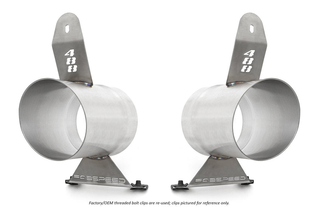 Fabspeed Ferrari 488 Challenge Style Titanium Tips
