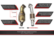 Load image into Gallery viewer, Fabspeed Ferrari F430 Sport Catalytic Converters (2005-2009)