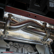 Load image into Gallery viewer, Fabspeed Ferrari F8 Tributo Rear Center Muffler Bypass X Pipe (2020+)
