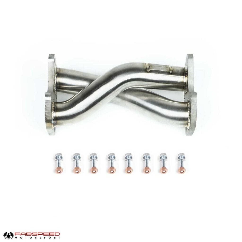 Fabspeed Ferrari F8 Tributo Rear Center Muffler Bypass X Pipe (2020+)