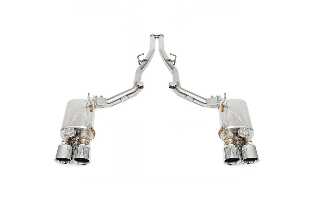 Fabspeed Maserati Ghibli Valvetronic Rear Mufflers (2013+)