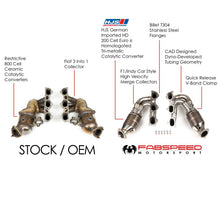 Load image into Gallery viewer, Fabspeed Porsche 718 GT4 / GTS / Spyder RENNKRAFT™ Modular Street and Racing Headers with HJS Catalytic Converters (2020+)