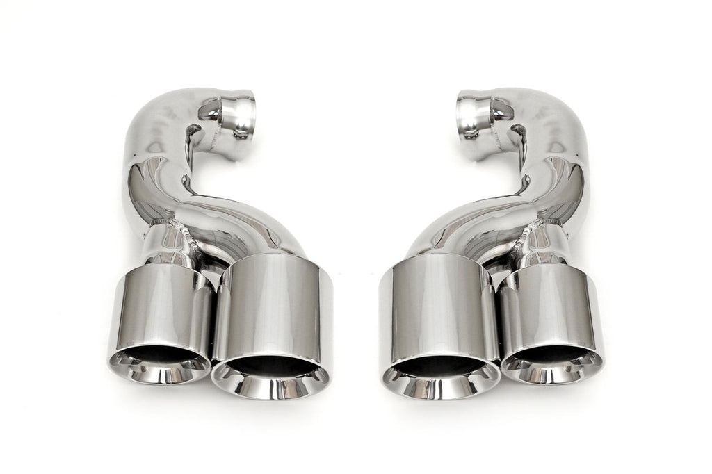 Fabspeed Porsche 957 V6 Deluxe Quad Style Tips (2008-2010)