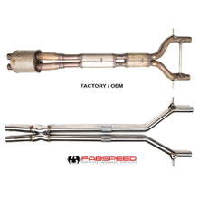 Load image into Gallery viewer, Fabspeed Porsche 970 Panamera Turbo / Turbo S Resonator Bypass X-Pipe (2010-2016)