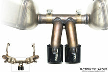 Load image into Gallery viewer, Fabspeed Porsche 981 Cayman GT4 Deluxe Bolt-On Tips