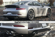 Load image into Gallery viewer, Fabspeed Porsche 991 Carrera Deluxe Quad-Style Tips (PSE / Carrera S) (2012-2016)
