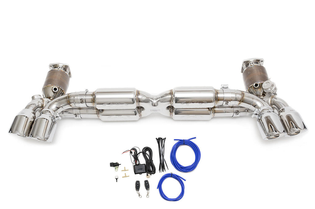 Fabspeed Porsche 991 Turbo / Turbo S Valvetronic Supersport  X-Pipe Exhaust System (2013-2016)