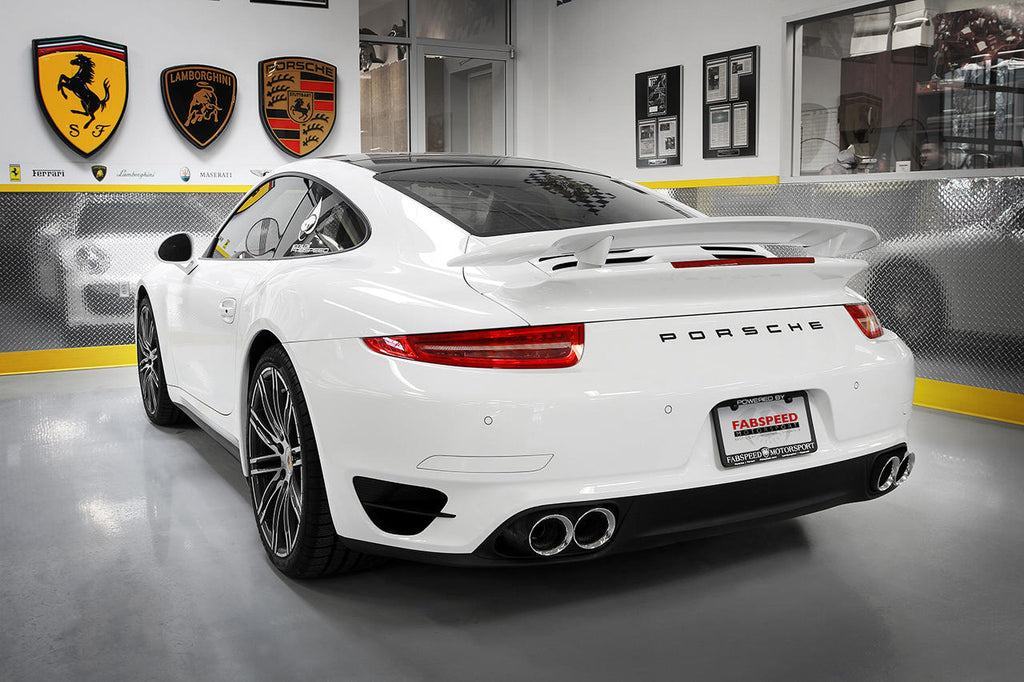 Fabspeed Porsche 991 Turbo / Turbo S Valvetronic Supersport  X-Pipe Exhaust System (2013-2016)