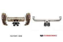 Load image into Gallery viewer, Fabspeed Porsche 991.2 GT3 / GT3 RS Cat-Back Competition Race X-Pipe (2017+)