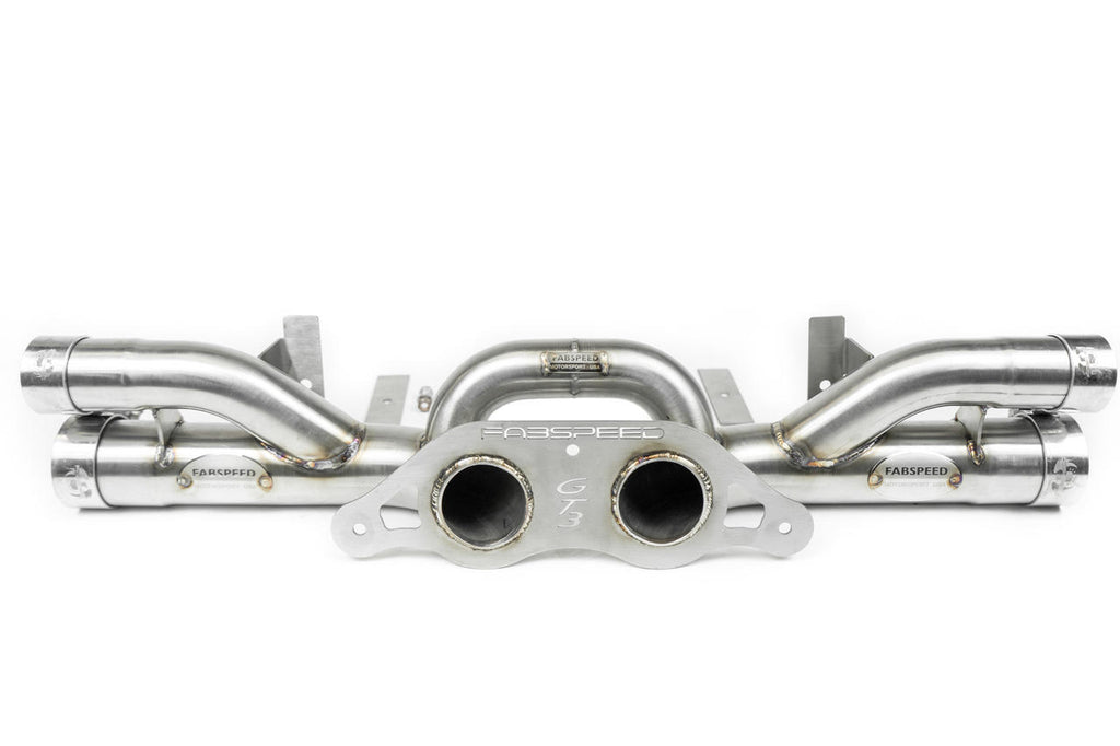 Fabspeed Porsche 991.2 GT3 / GT3 RS Center Muffler Bypass Pipe 2017- 2019