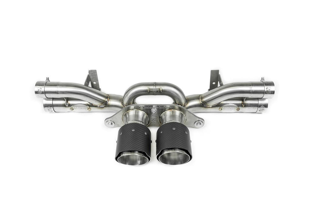 Fabspeed Porsche 991.2 GT3 / GT3 RS Center Muffler Bypass Pipe 2017- 2019